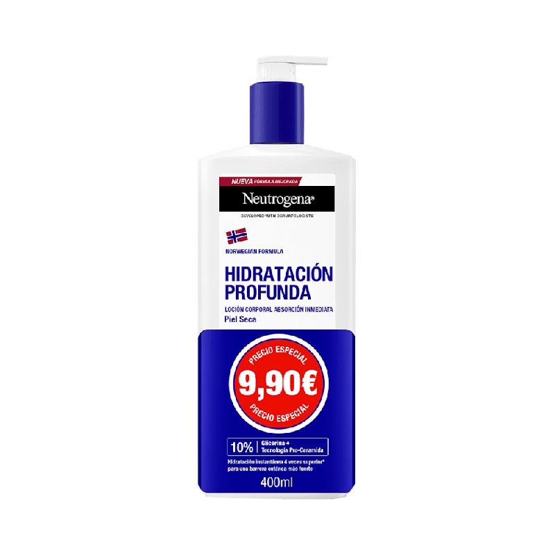 Neutrogena Hidratación Profunda Loción Corporal 400ml | Farmaenvia