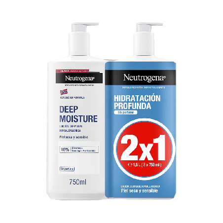 Neutrogena Loción Corporal Hidratación Profunda 2x1L | Farmaenvia