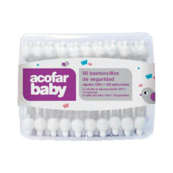 ACOFARBABY Bastoncillos De Seguridad 50 Und | Farmaenvia