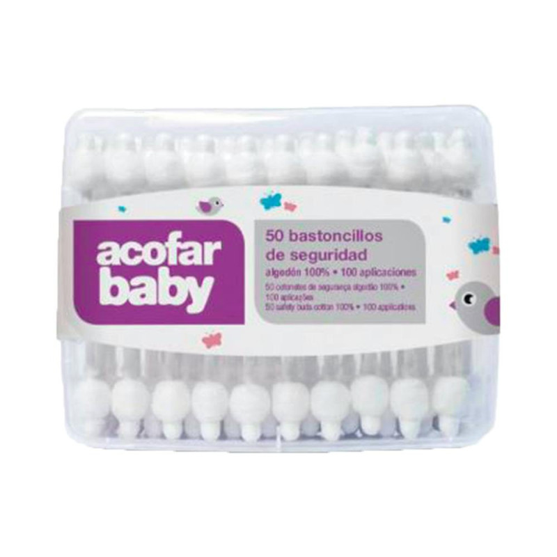 ACOFARBABY Bastoncillos De Seguridad 50 Und | Farmaenvia
