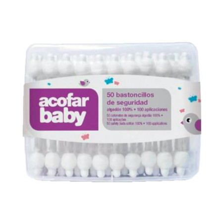 ACOFARBABY Bastoncillos De Seguridad 50 Und | Farmaenvia