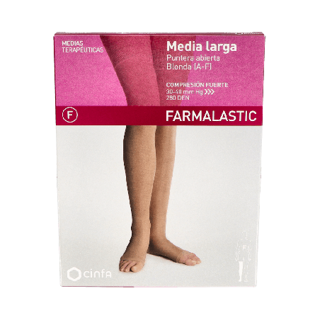 Farmalastic Medias Largas Compresión Fuerte (A-F) Talla Mediana | Farmaenvia