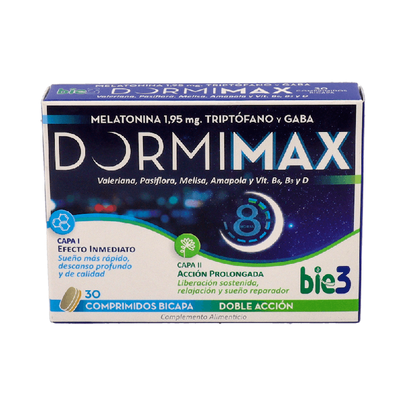 BIE3 Dormimax 30 Comprimidos | Farmaenvia