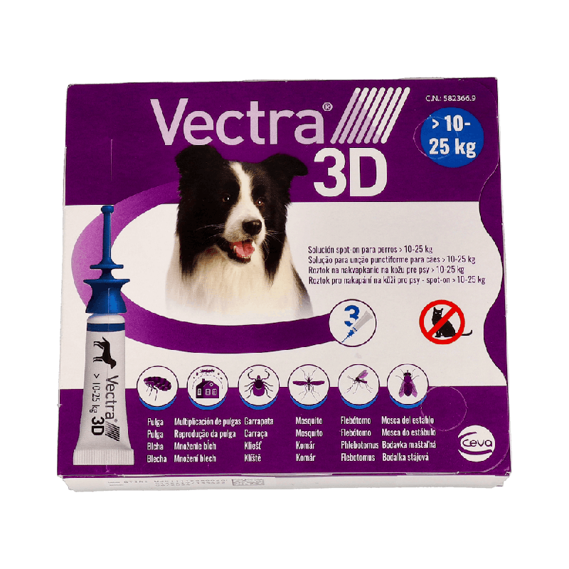 Vectra 3D Perros Grandes (25-40 kg) Antiparasitario | Farmaenvia
