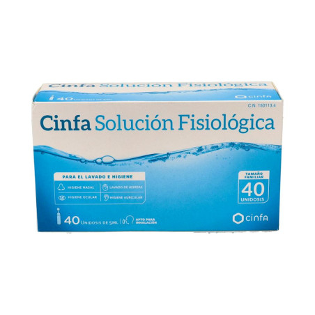 Cinfa Solución Fisiológica 40 Monodosis 5ml | Farmaenvia
