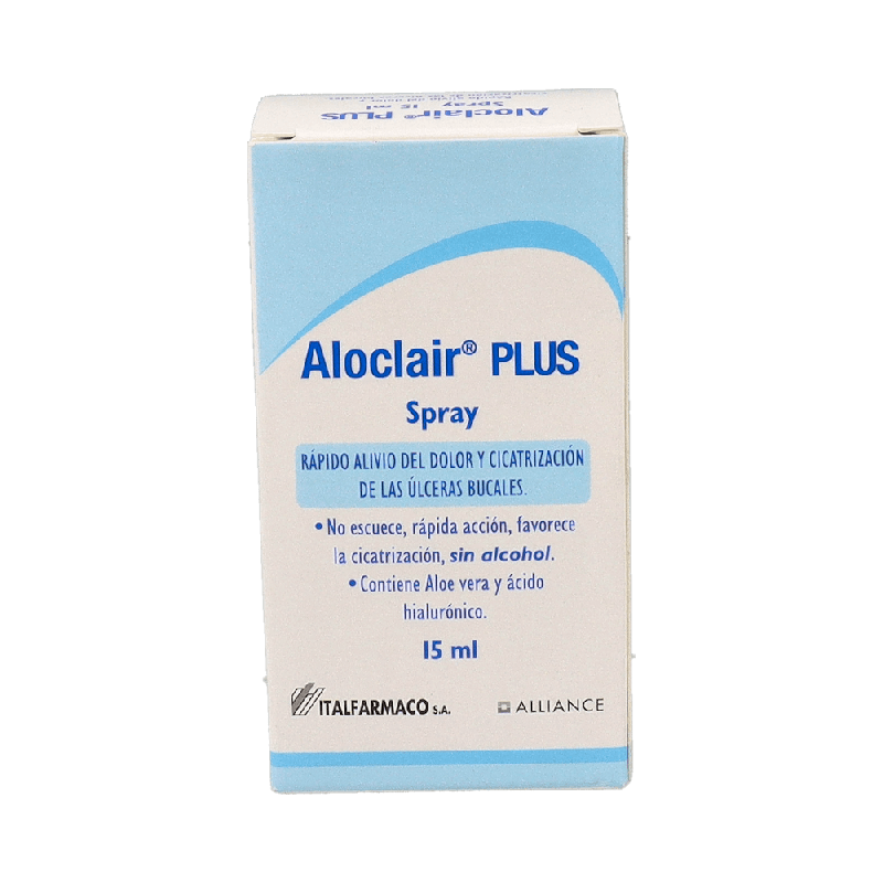 ALOCLAIR PLUS SPRAY 15 ml - Alivio Aftas y Llagas | Farmaenvia