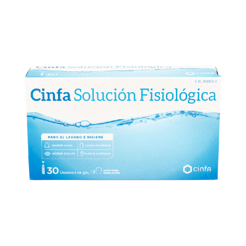 Solución Fisiológica Cinfa 30 Monodosis | Farmaenvia