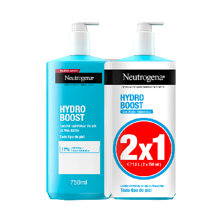 Neutrogena Hydro Boost Loción Corporal Gel, Pack 2x400ml | Farmaenvia