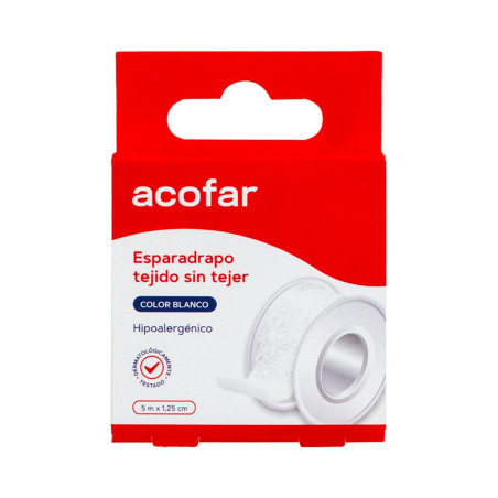 ACOFAR Esparadrapo Tejido Sin Tejer 5cm x 1,25m | Farmaenvia