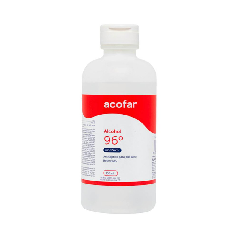 Acofar Alcohol Etílico 96° 250ml - Antiséptico | Farmaenvia