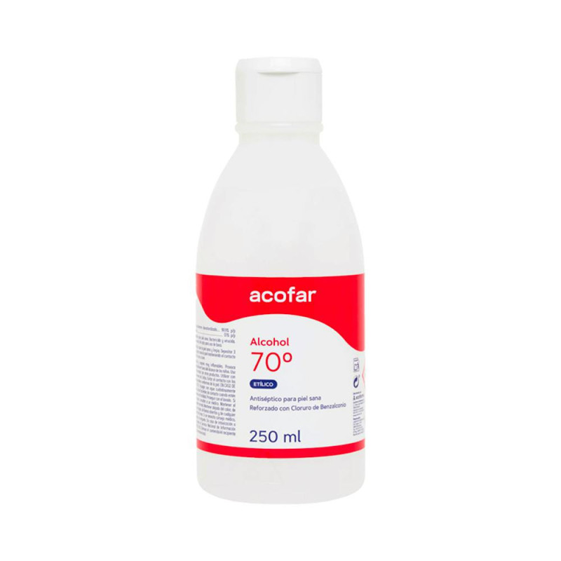 ACOFAR Alcohol 70 Grados 250ml | Farmaenvia