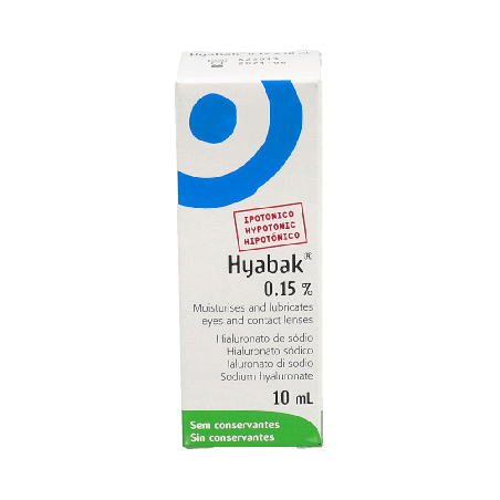 HYABAK Solución Ocular Hialurónico 10ml | Farmaenvia