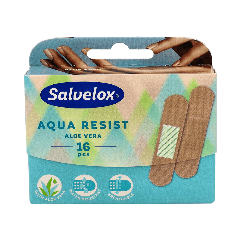 SALVELOX Aqua Resist Aloe Vera 16 Apóitos | Farmaenvia