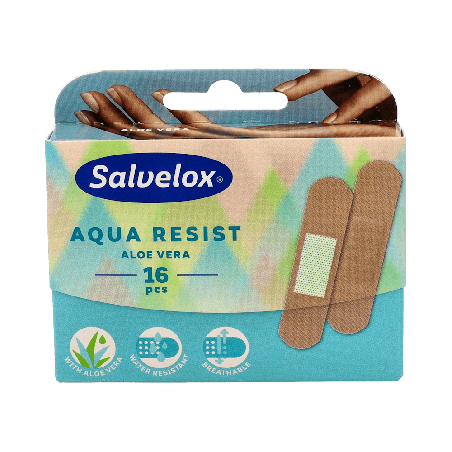 SALVELOX Aqua Resist Aloe Vera 16 Apóitos | Farmaenvia