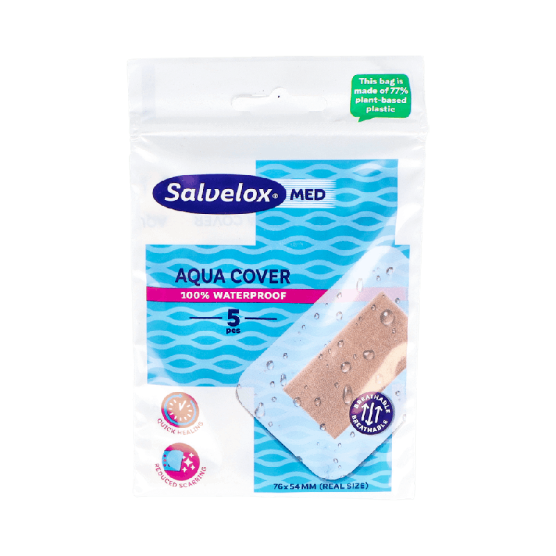 Salvelox Med Aqua Cover Apósito 76x50mm 5u | Farmaenvia