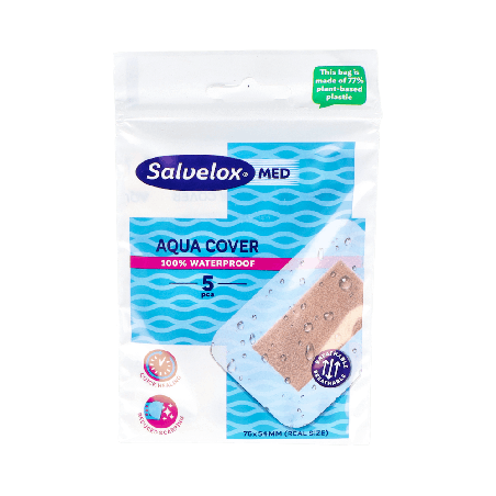 Salvelox Med Aqua Cover Apósito 76x50mm 5u | Farmaenvia