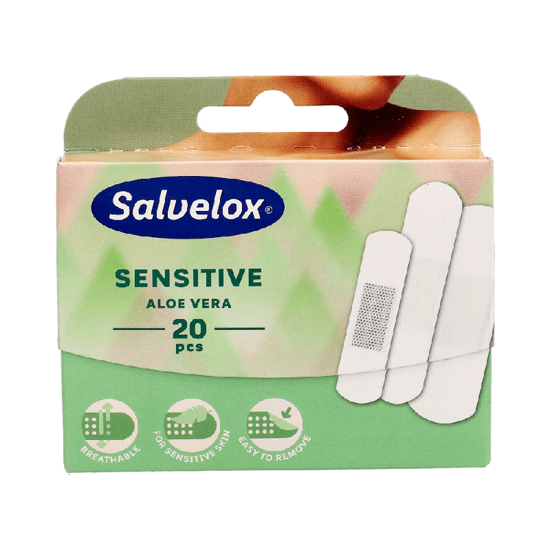 SALVELOX Sensitive Aloe Vera 20 Apósitos | Farmaenvia