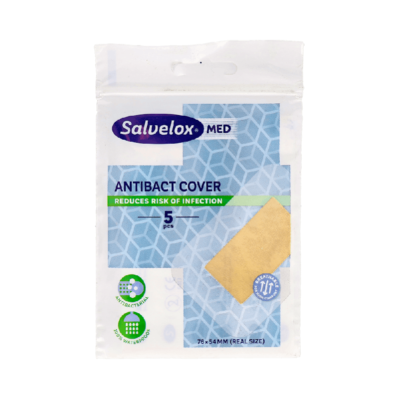 Salvelox Med Antibact Cover 5 Apósitos 76mm | Farmaenvia