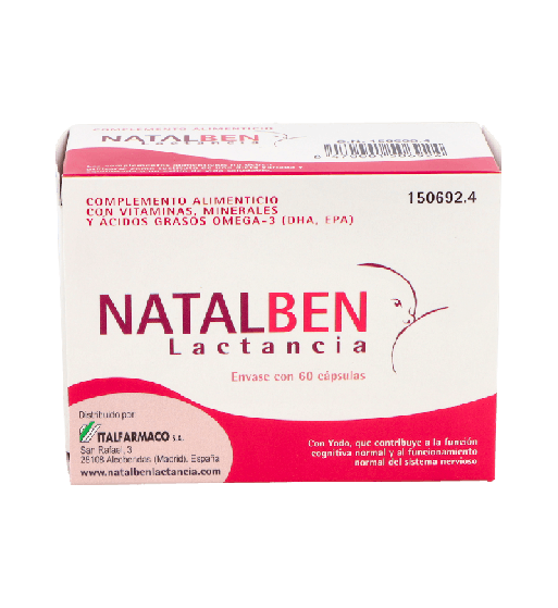 Natalben Lactancia - Complemento Nutricional | Farmaenvia