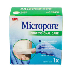 Papel Micropore Blanco 5cm x 2.5m Hipoalergénico | Farmaenvia