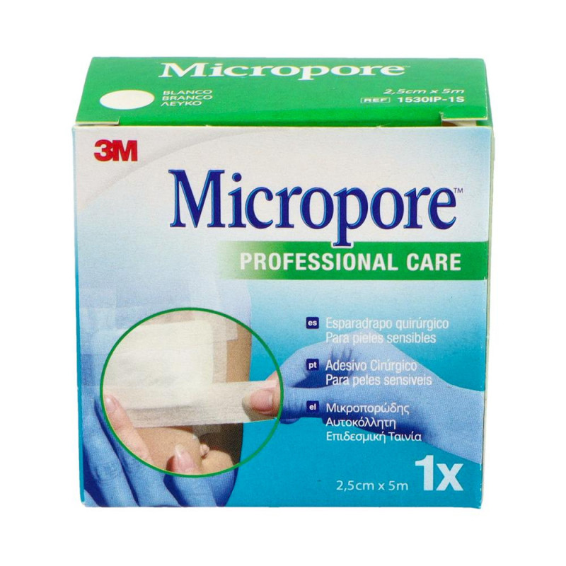 Papel Micropore Blanco 5cm x 2.5m Hipoalergénico | Farmaenvia