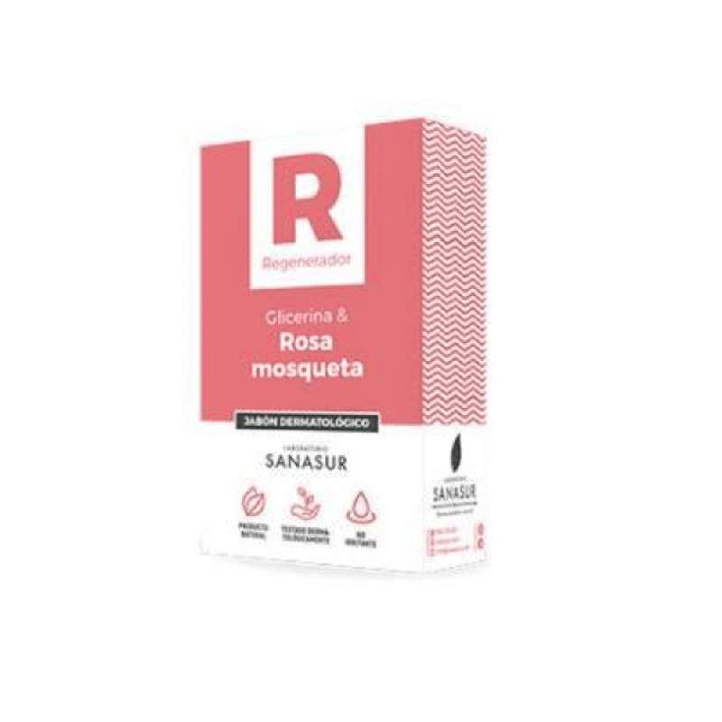 SANASUR Jabón Glicerina Rosa Mosqueta 100g | Farmaenvia