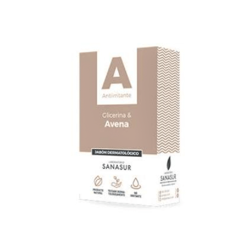 Jabón Glicerina Avena 100g | Limpieza Piel Sensible | Farmaenvia