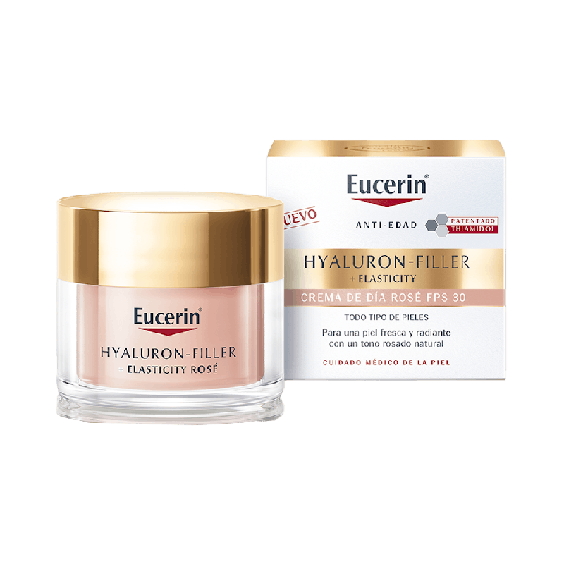 Eucerin Hyaluron-Filler + Elasticity Crema Día Rosé FPS30 | Farmaenvia