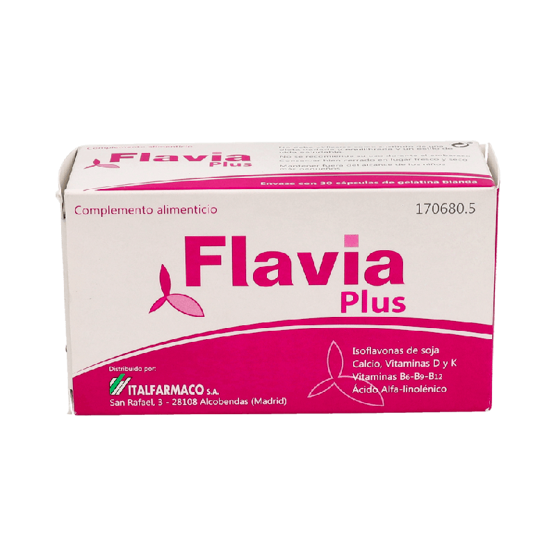 FLAVIA PLUS 30 Cápsulas - Menopausia | Farmaenvia