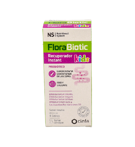 NS Florabiotic Kids Recuperador Instant 8 Sobres | Farmaenvia