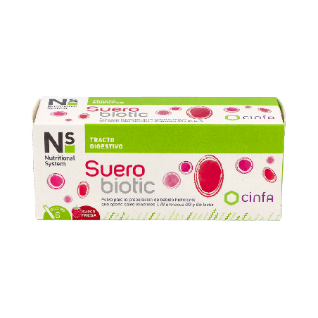 NS Florabiotic Sueropro+ 6 Sobres Fresa | Farmaenvia