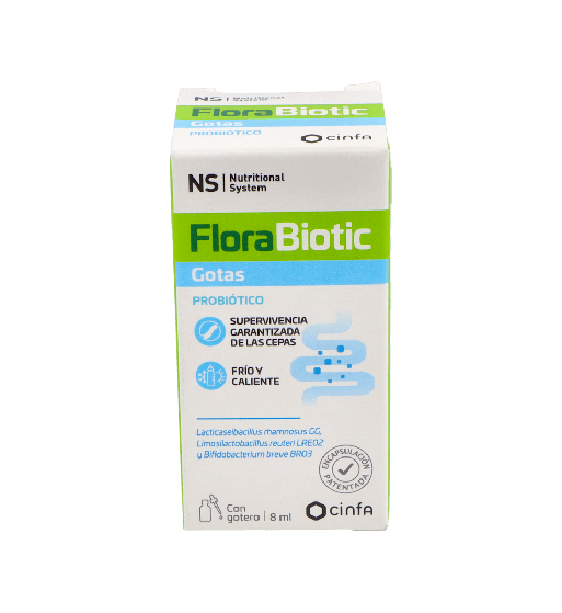 NS Florabiotic Gotas 8ml | Probiótico Infantil | Farmaenvia