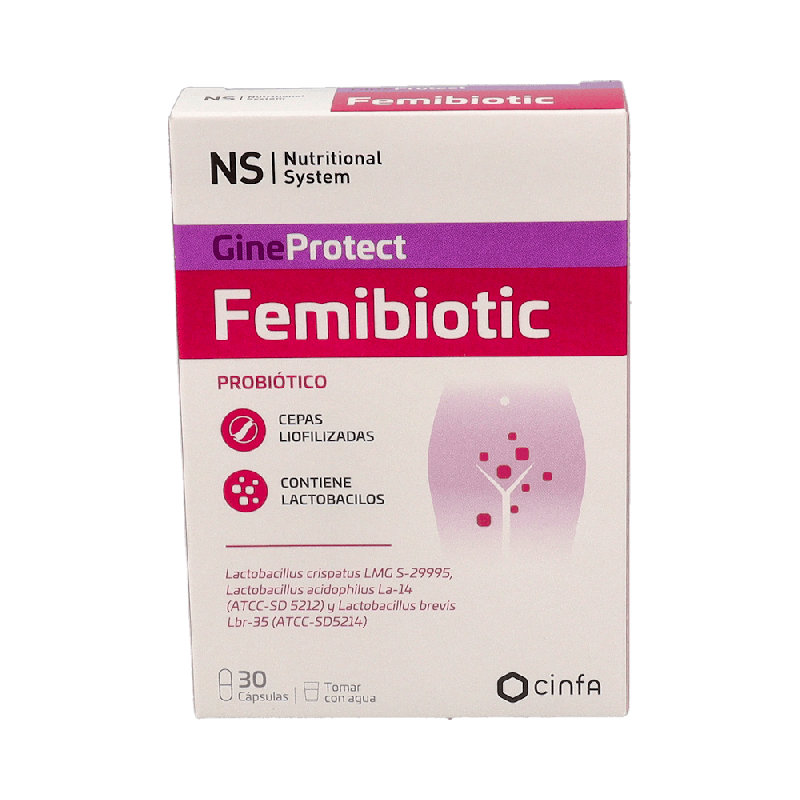 NS Femibiotic 30 Cápsulas - Flora Vaginal y Urinaria | Farmaenvia
