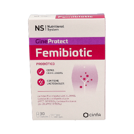 NS Femibiotic 30 Cápsulas - Flora Vaginal y Urinaria | Farmaenvia