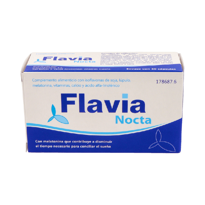 Flavia Nocta 30 Cápsulas | Menopausia y Sueño | Farmaenvia