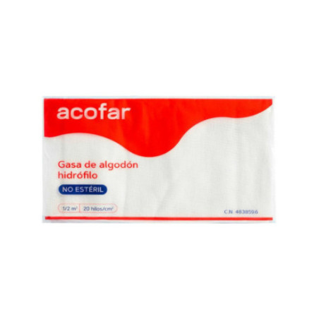 Acofarma Gasa Estéril 1 2 M2 | Algodón Hidrófilo | Farmaenvia