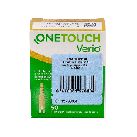 ONE TOUCH VERIO TIRAS REACTIVAS 50 UNI.