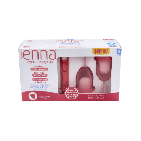 COPA MENSTRUAL ENNA CYCLE EASY CUP 1 UNIDAD TALLA S (CON APL