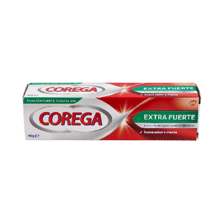 COREGA Extra Fuerte 40g Adhesivo Dental | Farmaenvia