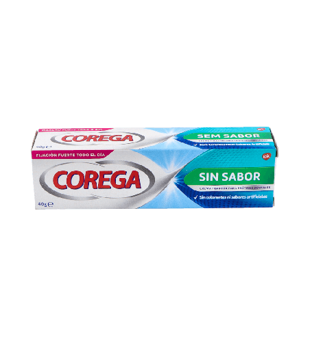 COREGA Adhesivo Sin Sabor Fijación Fuerte 40g | Farmaenvia