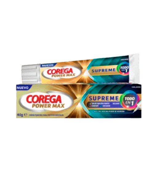 COREGA Power Max Supreme Todo en 1 40g | Farmaenvia